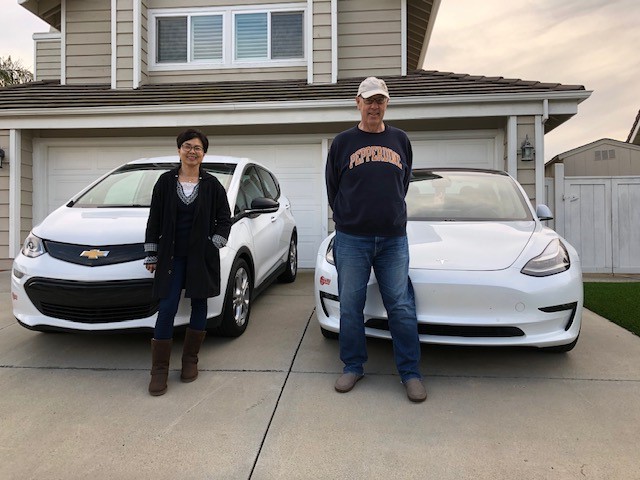 Tesla Model 3 and Chevrolet Bolt EV